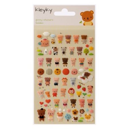 Samolepky KLEYKY "medvědi"