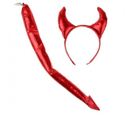 Párty převlek Čertík s ocáskem a čelenkou