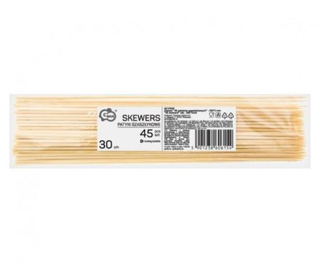 Špejle hrocené 30 cm O 3 mm 45 ks