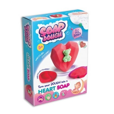 PAULINDA sada na výrobu mýdla Srdce s medvídkem