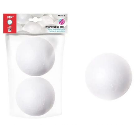 Polystyrénové koule 8 cm 2 ks