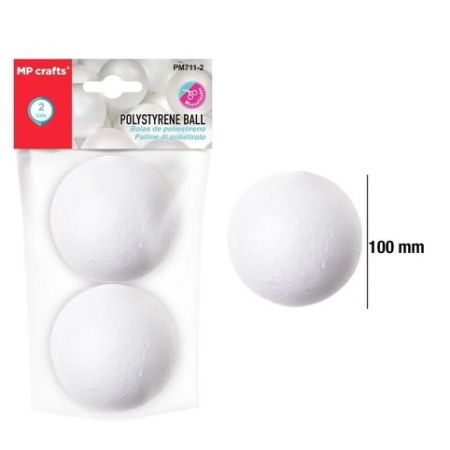 Polystyrénové koule 10 cm 2 ks