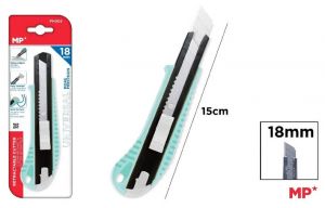 Nůž ulamovací 18 mm x 15 cm na blistru