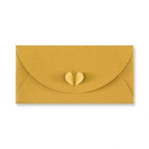 Barevná obálka DL LUX BUTTERFLY zlatá