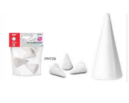 Polystyrénová špička 5,5 cm 3 ks