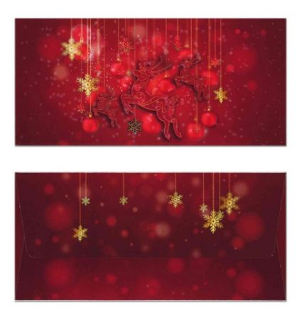 Vánoční obálky E1 s potiskem