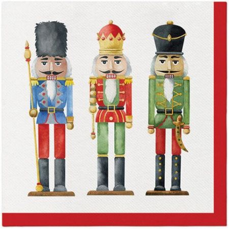 Papírový ubrousek Airlaid Nutcrackers Soldiers