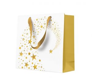 Vánoční papírová taška PAW Vortex Stars CD