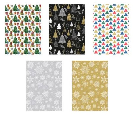 Vánoční dárkový papír P5 sestava AGP90224054