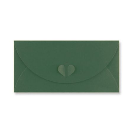 Barevná obálka DL LUX BUTTERFLY zelená tmavě