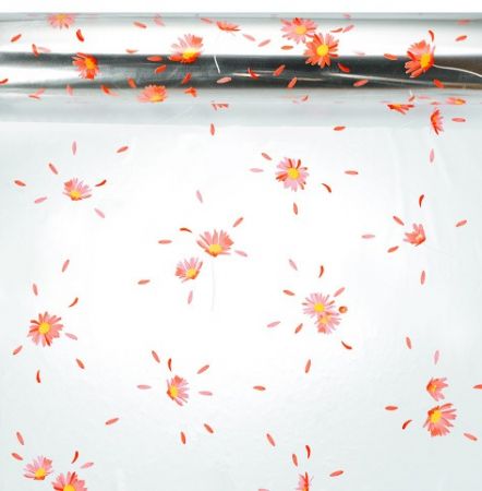 Celofán Blossom - žlutý 100 x 130 cm