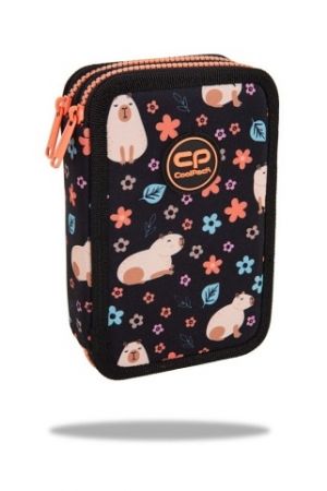 Penál 2 zipy Jumper Kapybara - vybavený