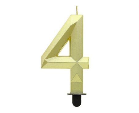 Dortová svíčka DIAMOND č. 4