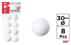 Polystyrénové koule 3 cm 8 ks
