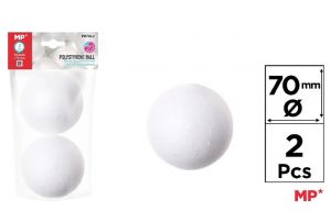Polystyrénové koule 7 cm 2 ks