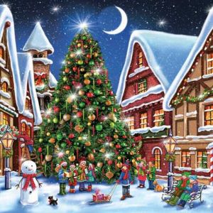 Ubrousky DAISY L (20ks) Christmas Night