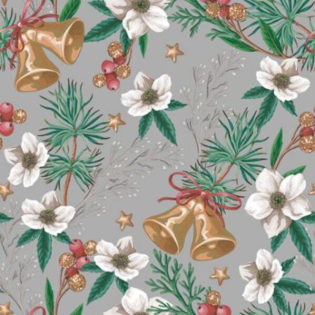 Ubrousky MAKI L (20ks) Elegant Winter Back on Silver