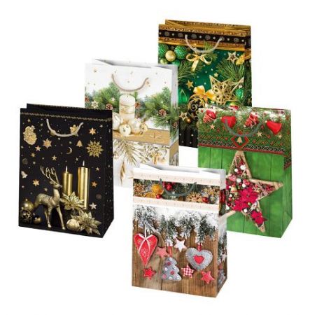 Vánoční papírová taška T10 sestava 25