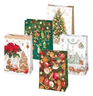 Vánoční papírová taška Pol-Mak T9 sestava 49