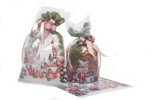 Vánoční sáček WINTERLAND 40 x 50 cm