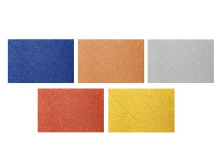 Dopisní obálka metallic 120g C5 162x229mm - mix barev