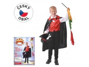 Šaty na karneval - kouzelník, 110 - 120 cm