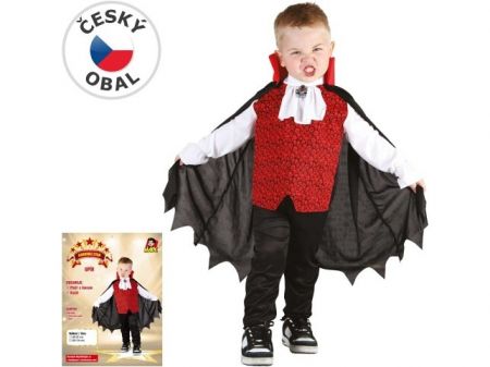 Šaty na karneval - upír, 92 - 104 cm