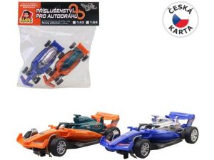 Autodráha náhradní autíčka formule, 2 ks 1:43
