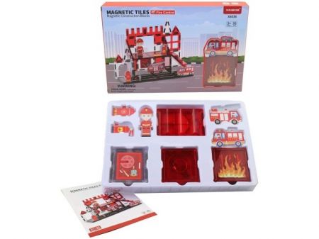 Magnetická stavebnice, 32 x 21 x 5cm