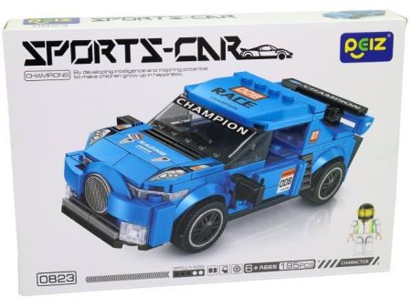 Malý mechanik kostky, závodní auto, 195 kostek