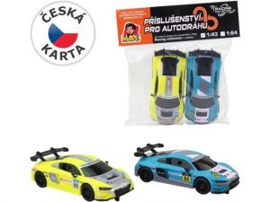 Náhradní autíčka k autodráze s licencí Audi, v sáčku