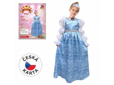 Šaty na karneval - Popelka, 130-140 cm
