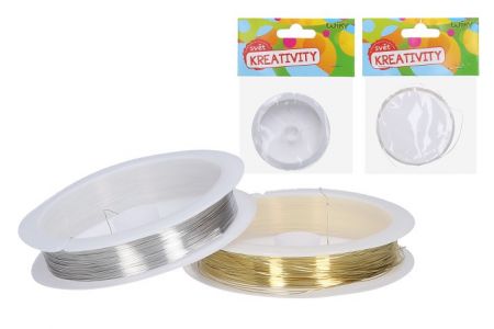 Drátek na korálky 0,3 mm, 14m
