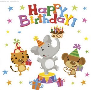 Happy B&sbquo;day Animals SDOG 0366 01 (Zvířecí oslava narozenin)