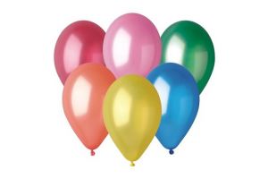Nafukovací balónek metalový mix 30cm 12"