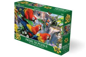 Puzzle 3D - Papoušci