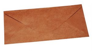 Obálka DL 220mm x 112mm  metalická oranžová 