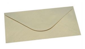 Obálka DL 220mm x 112mm metalická krémová