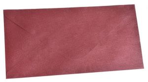 Obálka DL 220mm x 112mm metalická červená