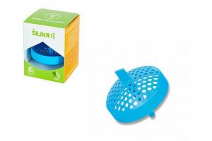 Zdravá láhev Šejkr sítko modré