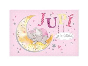 Přání k narození miminka CN-711 W