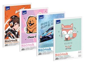 Náčrtník MFP A4 20 listů 12 druhů