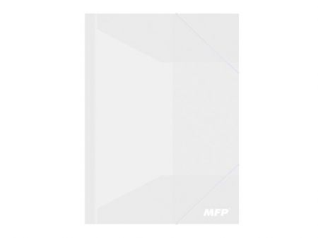 Složka M A4 čirá 3 klop. s gumou PP