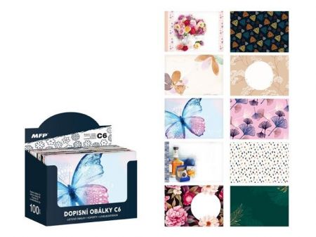 Dopisní obálka MFP C6 barevná mix