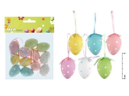 Vajíčka plast 4cm 12ks