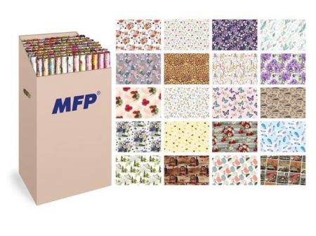 Balící papír role 2x100x70 LUX mix