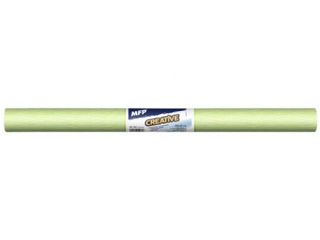 Krepový papír 50x200cm perleťový zelený