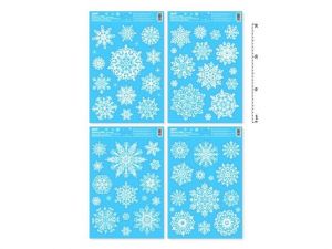 Okenní fólie Vánoce glitr. 20x30cm