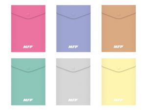 Složka M druk A6 PP vertikální pastel mix