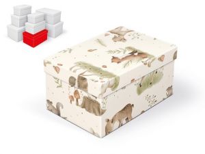 Krabice dárková B-C009-E 24x16x12cm